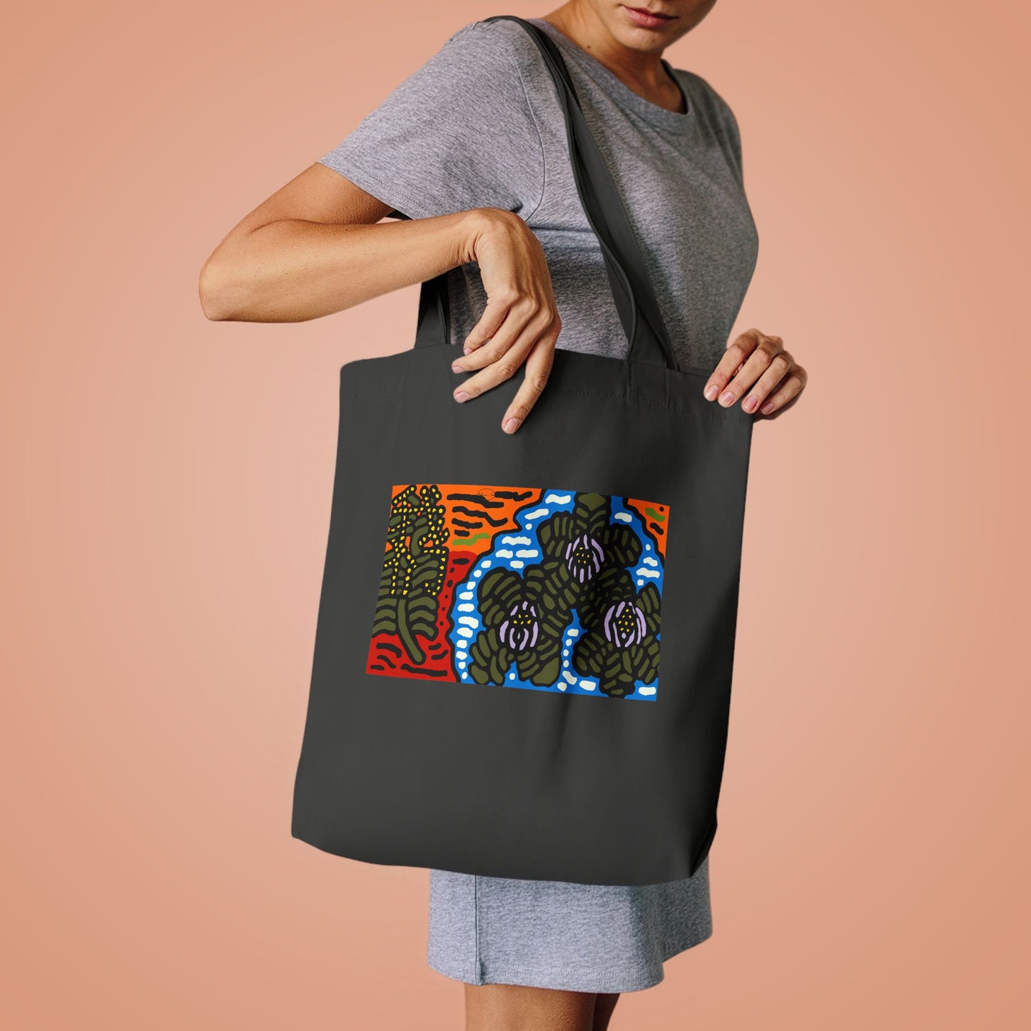 The Sri Lankan water lilies meets the Australian wattle Classic Tote Bag