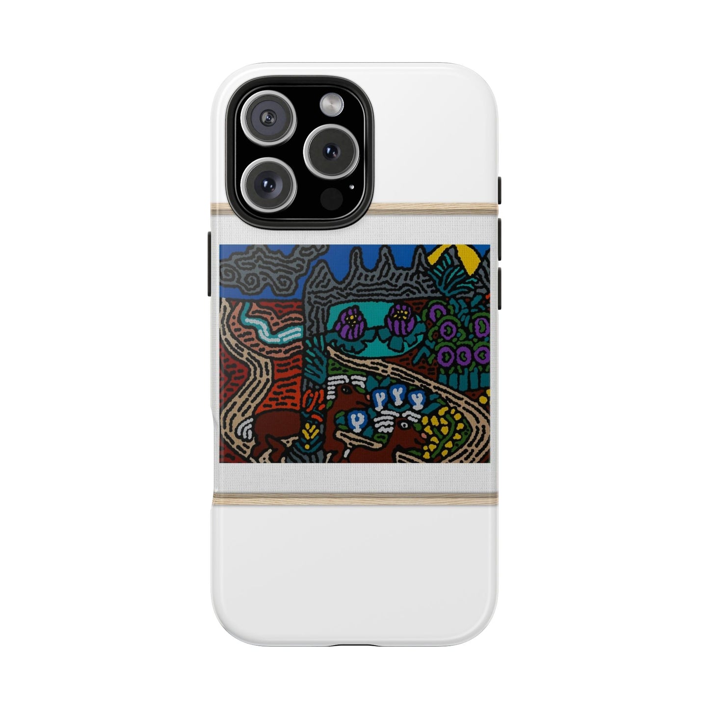 Road to a Sanctuary and Oasis Tough Phone Case