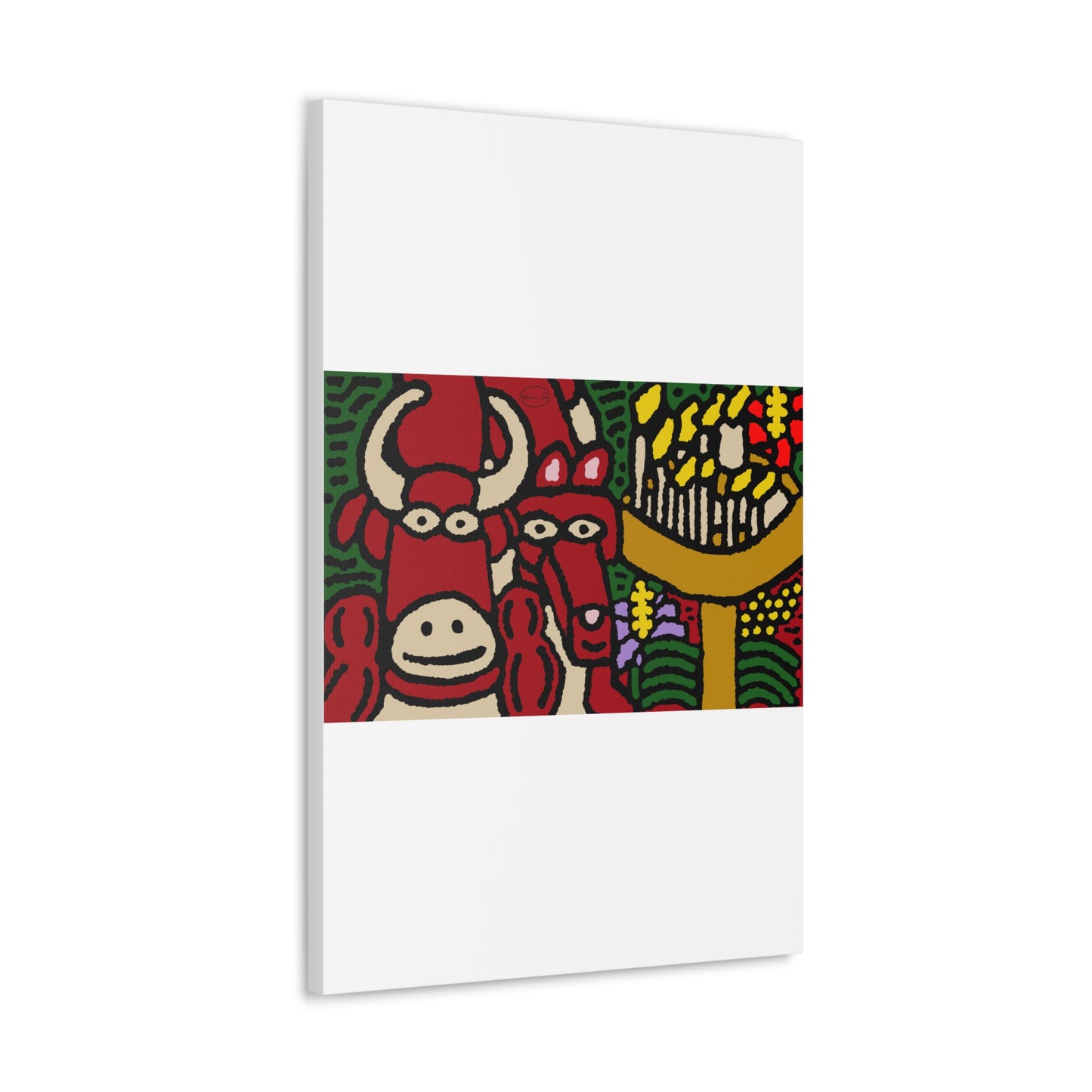 Going blessed by light together Canvas (Small)