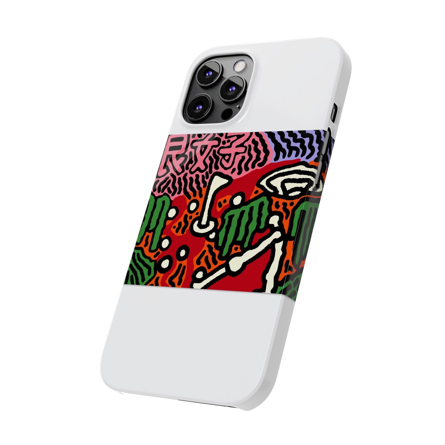 Scoring goals throughout life Slim Phone Case