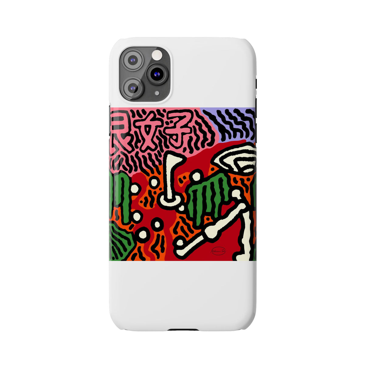 Hitting holes in one throughout life Slim Phone Case