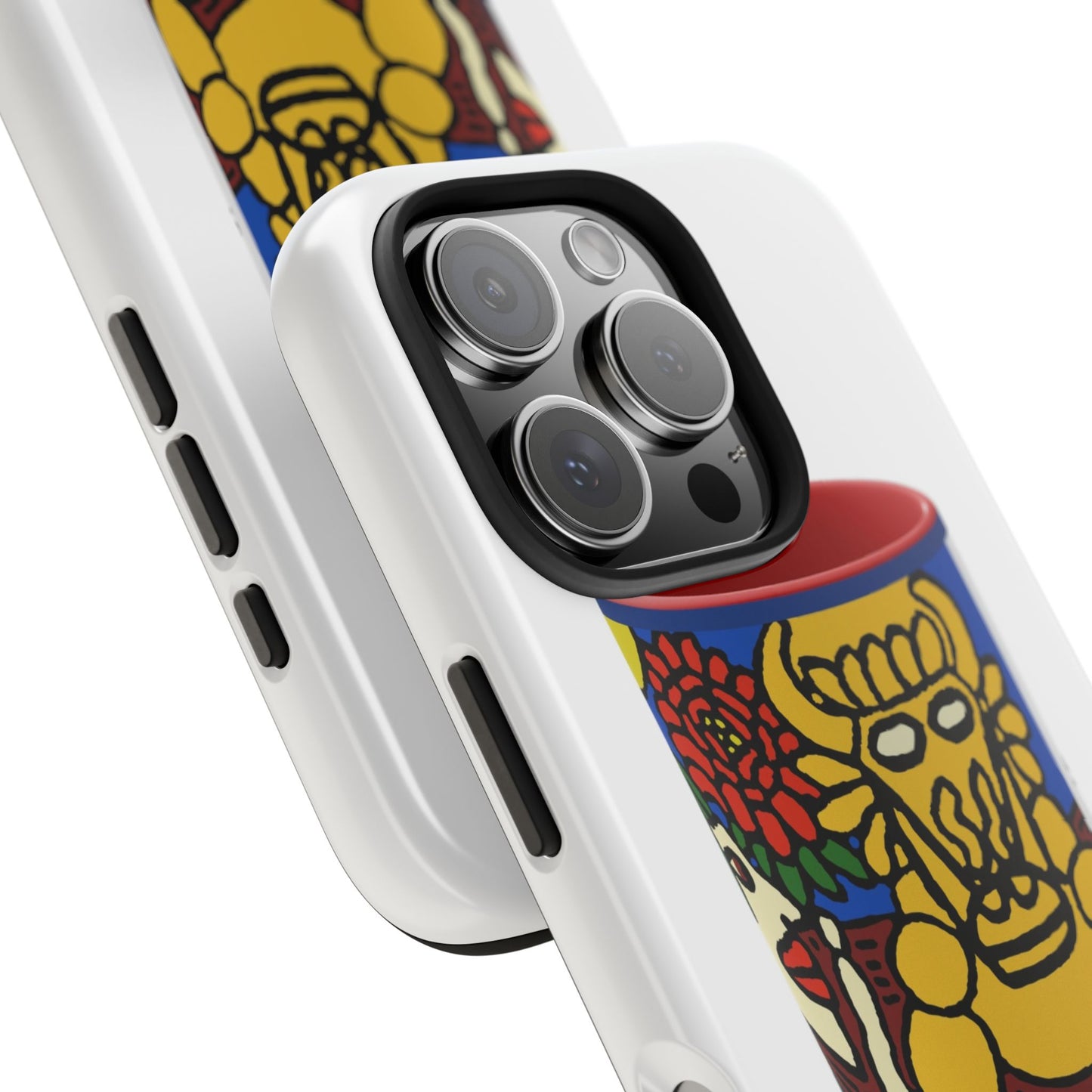The warrior hailing the mighty golden dragon Tough Phone Case