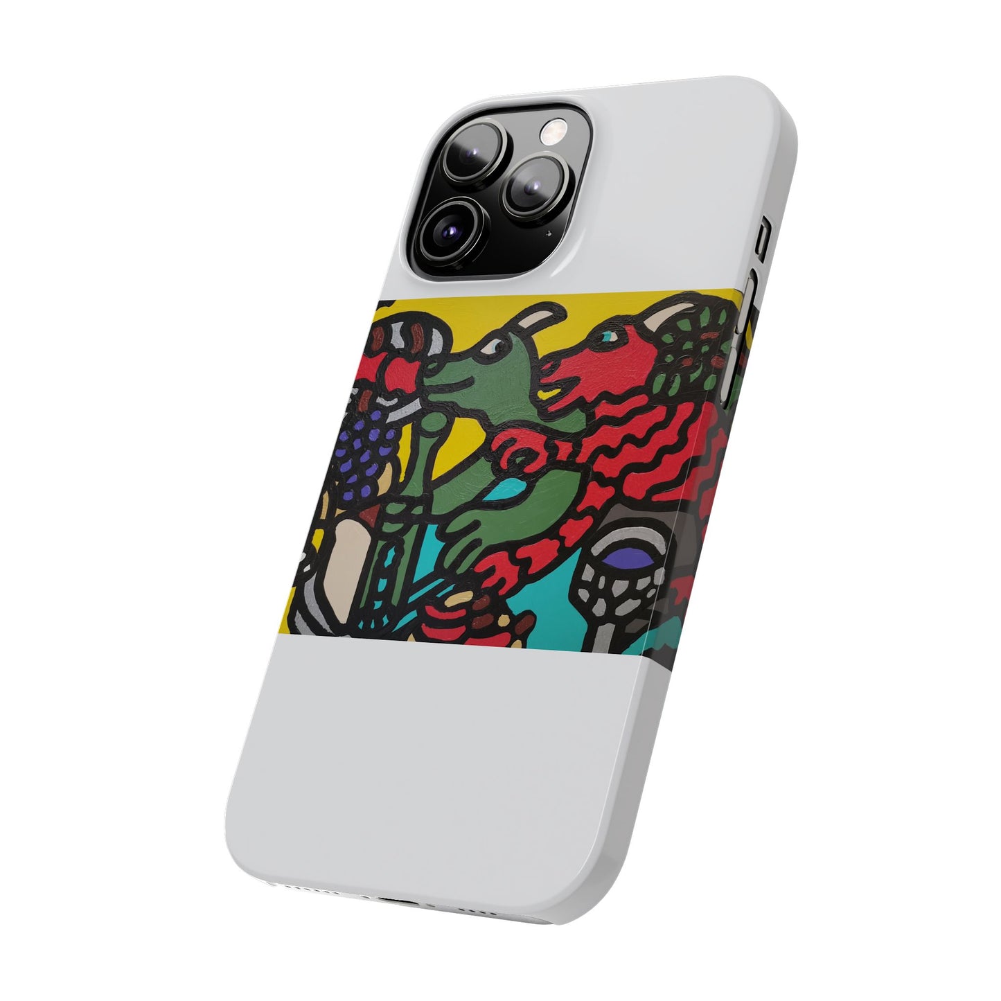 Enjoying our companionship Slim Phone Case