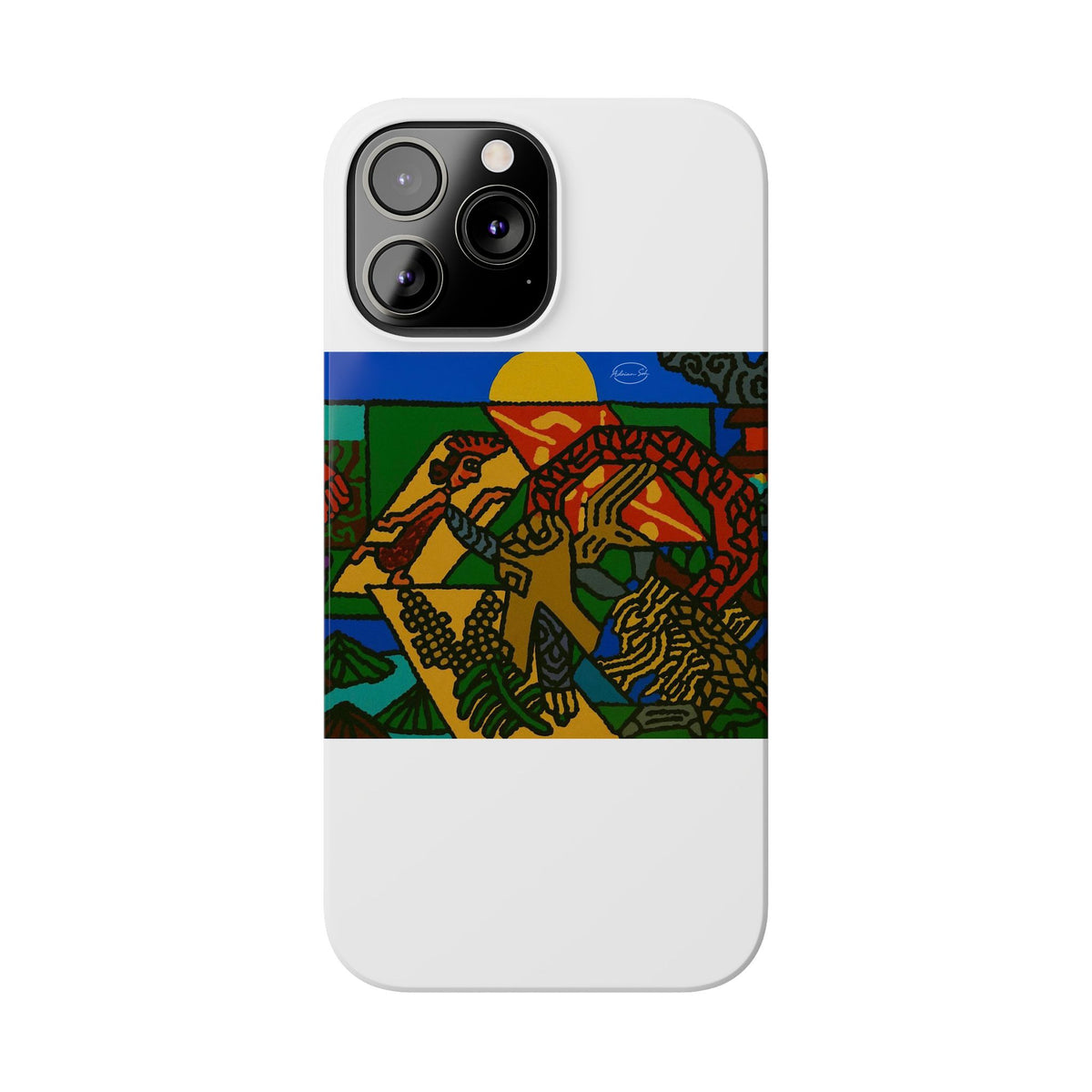 Drawing your own destiny Slim Phone Case