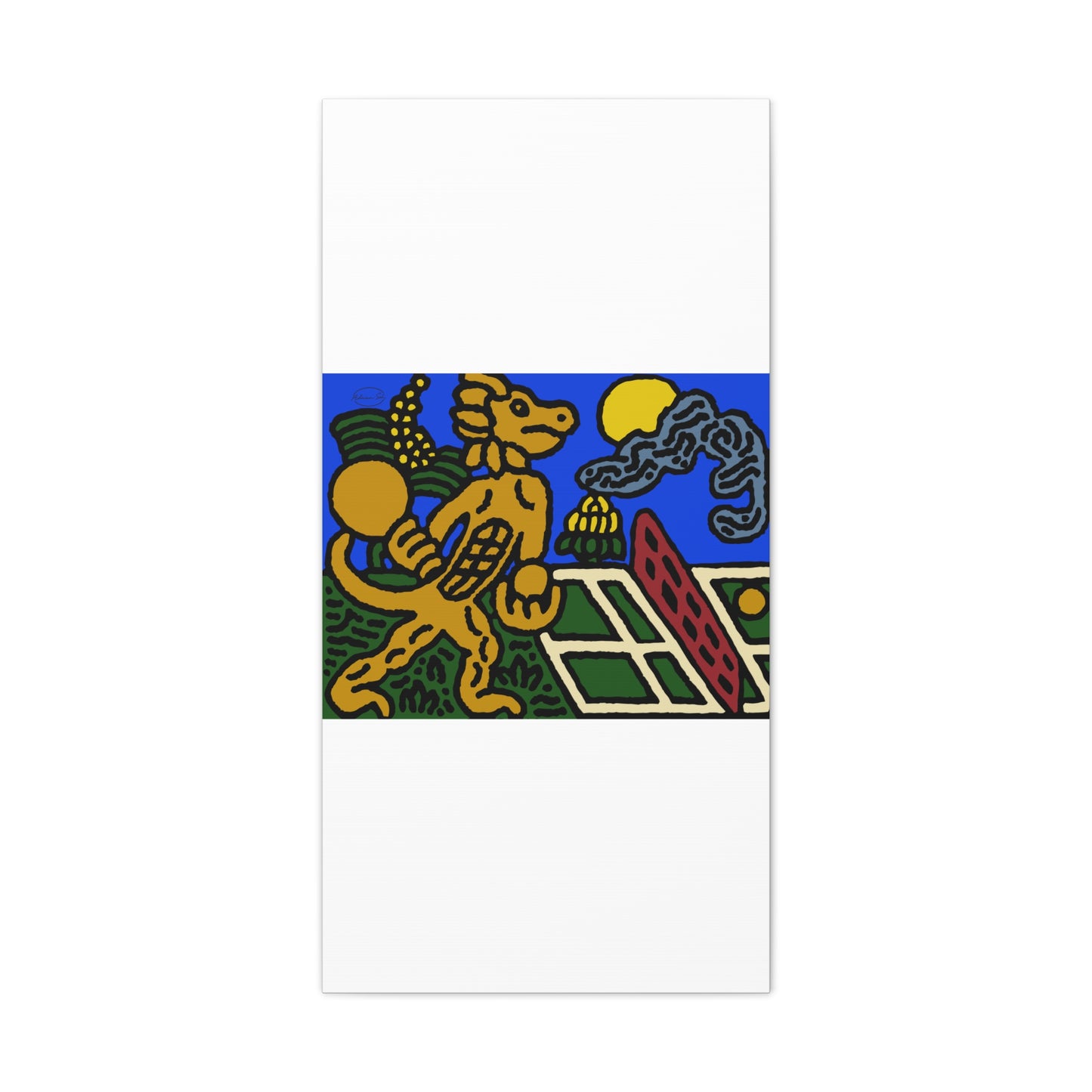 Ready for making big serves in life Canvas (Small)