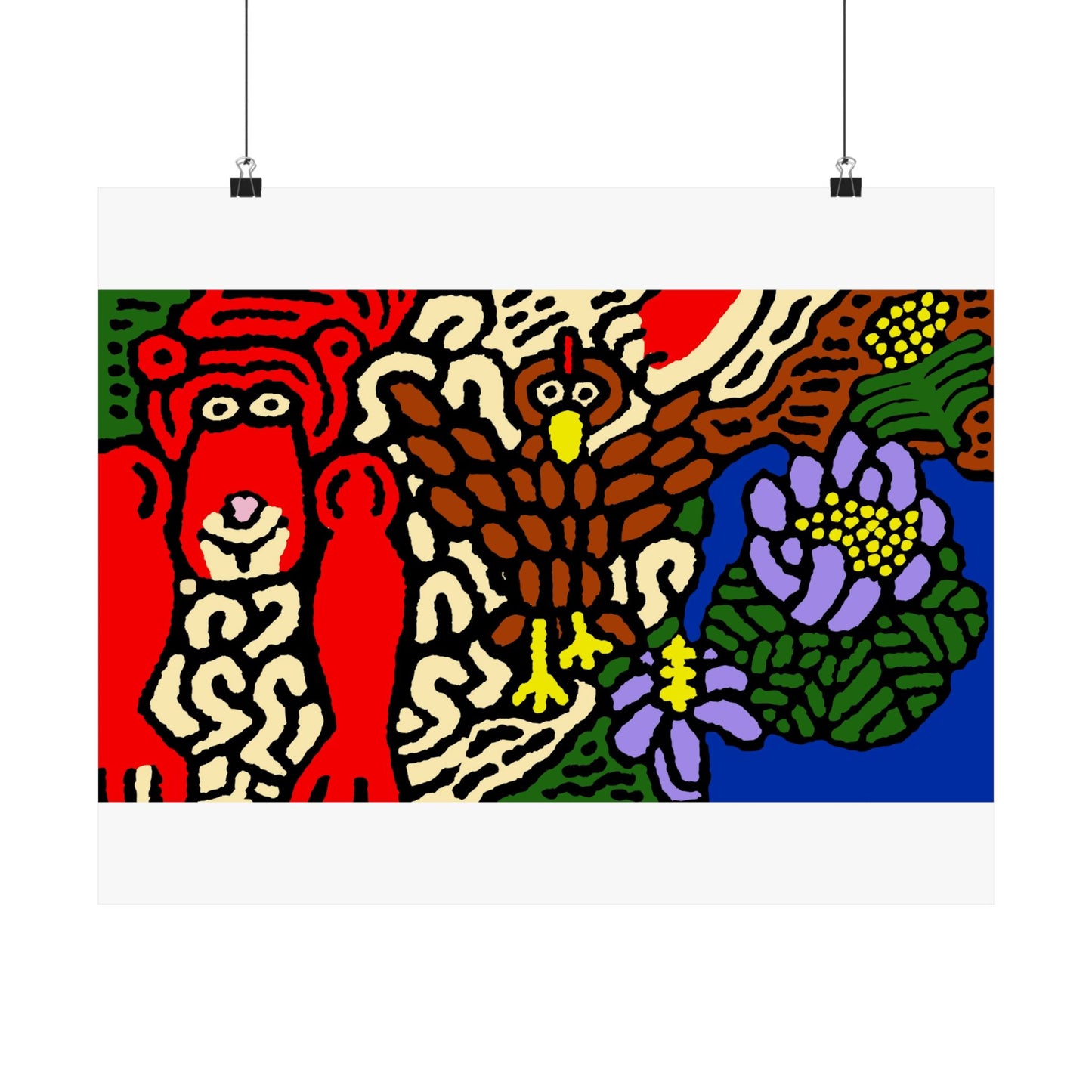 Friendly competition Matte Poster Horizontal (Large)