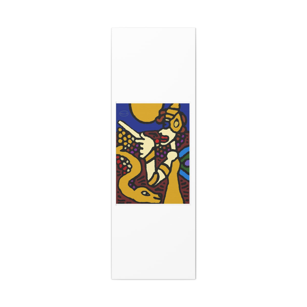 The golden snake being blessed by the fairy Canvas (Large)