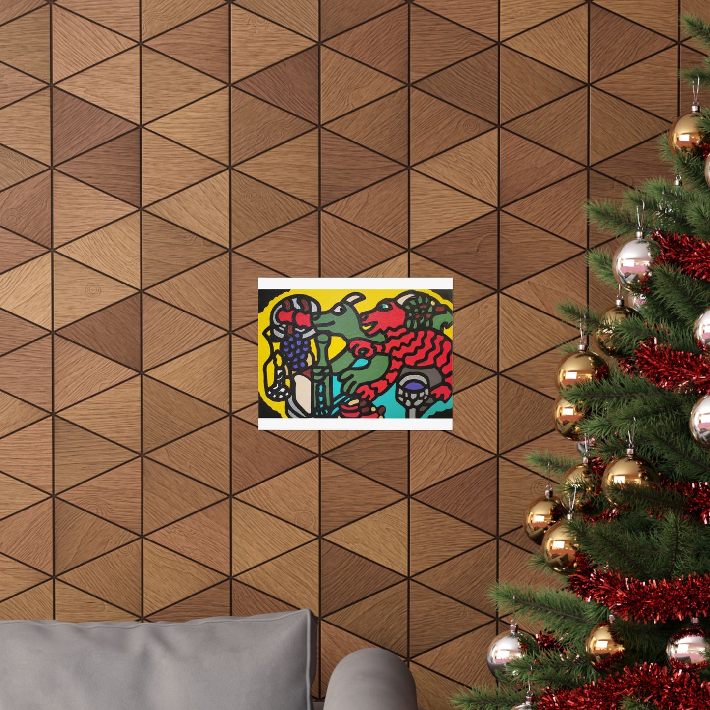Enjoying our companionship Matte Poster Horizontal (Small)