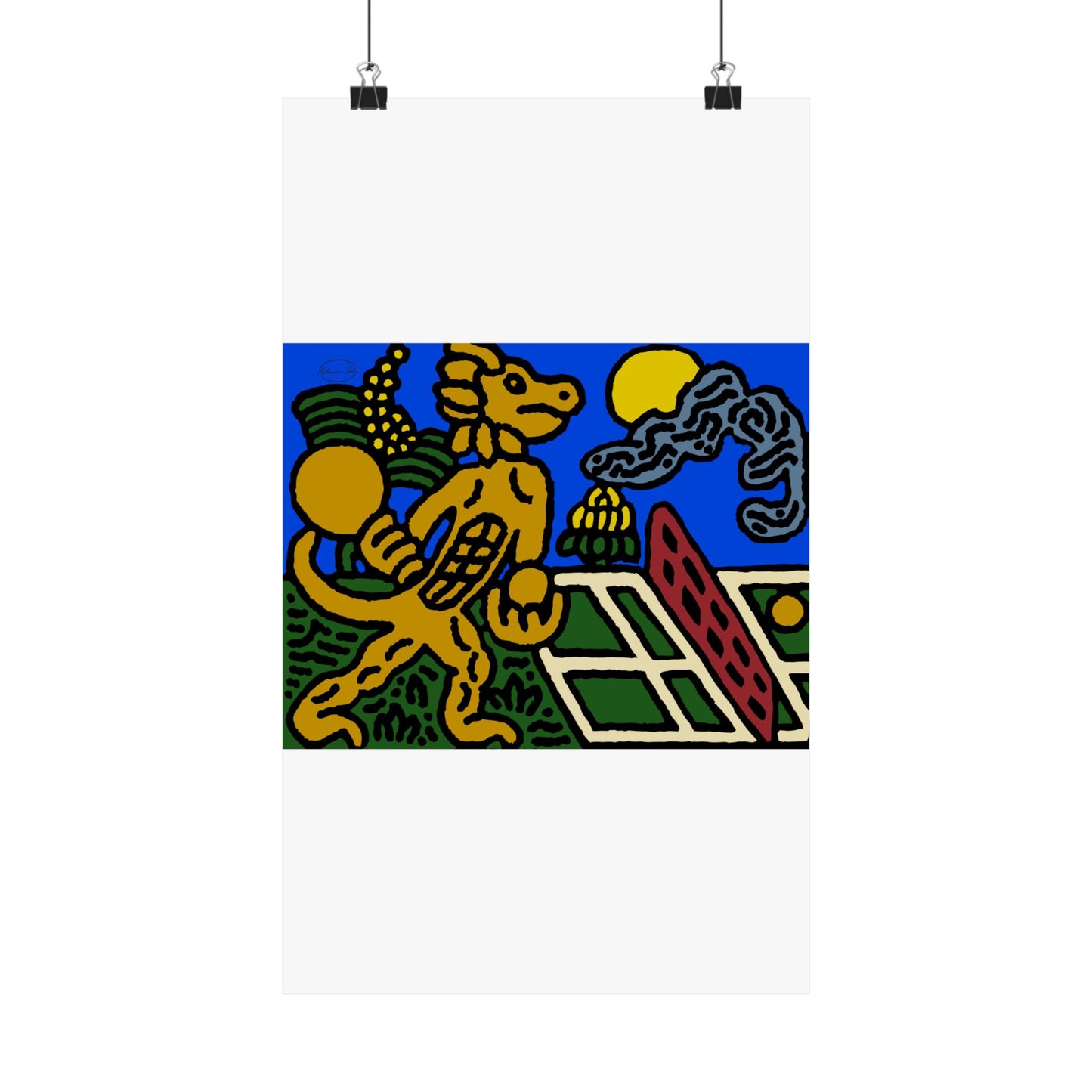 Ready for making big serves in life Matte Poster Vertical (Small)