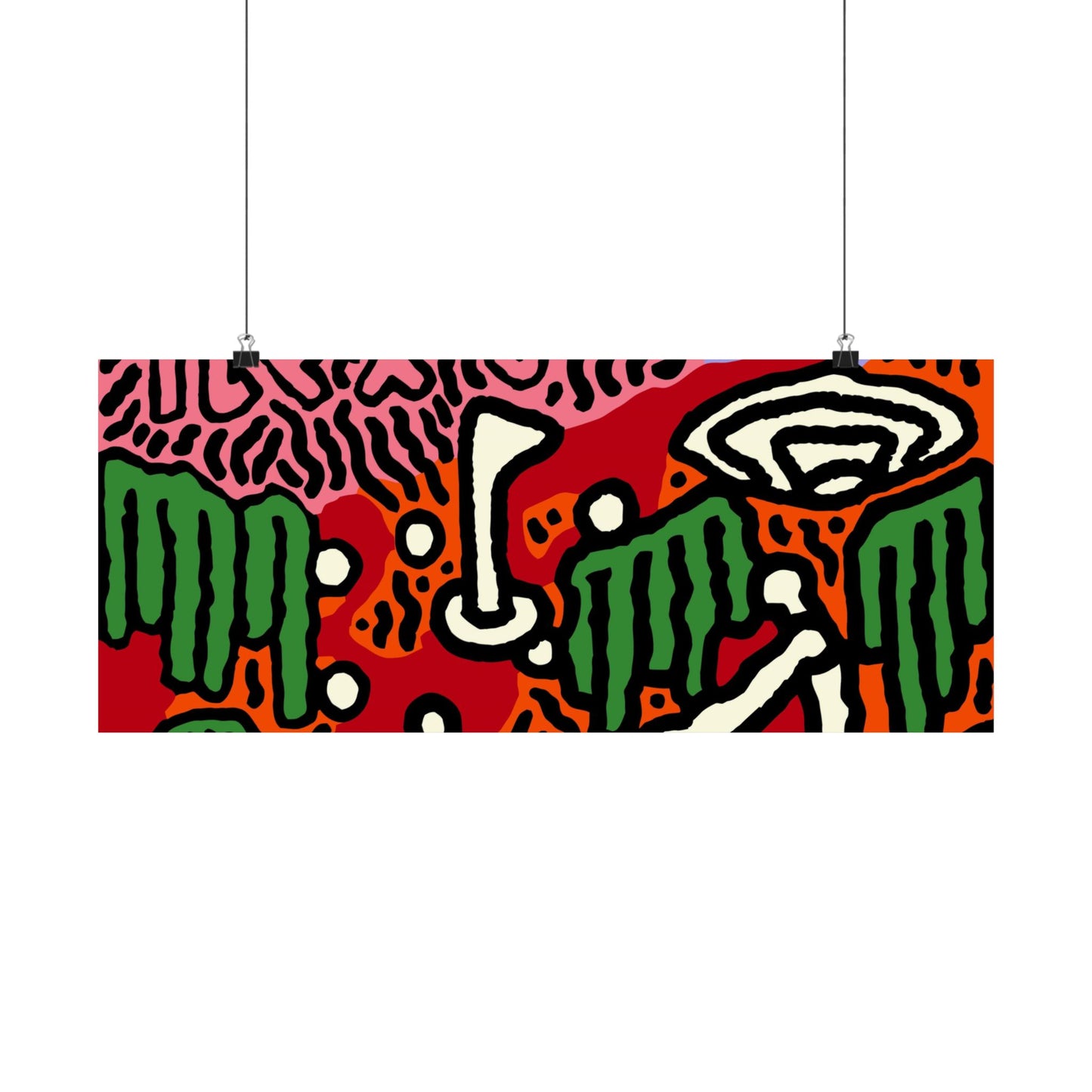 Hitting holes in one throughout life Matte Poster Horizontal (Small)