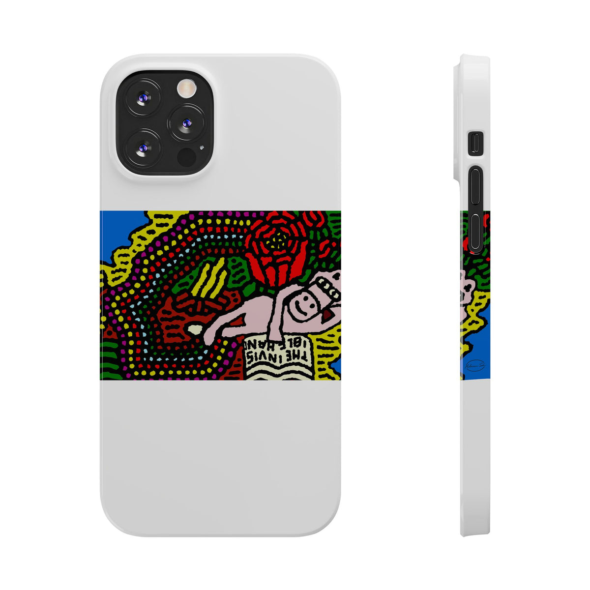 Enjoying our companionship Slim Phone Case