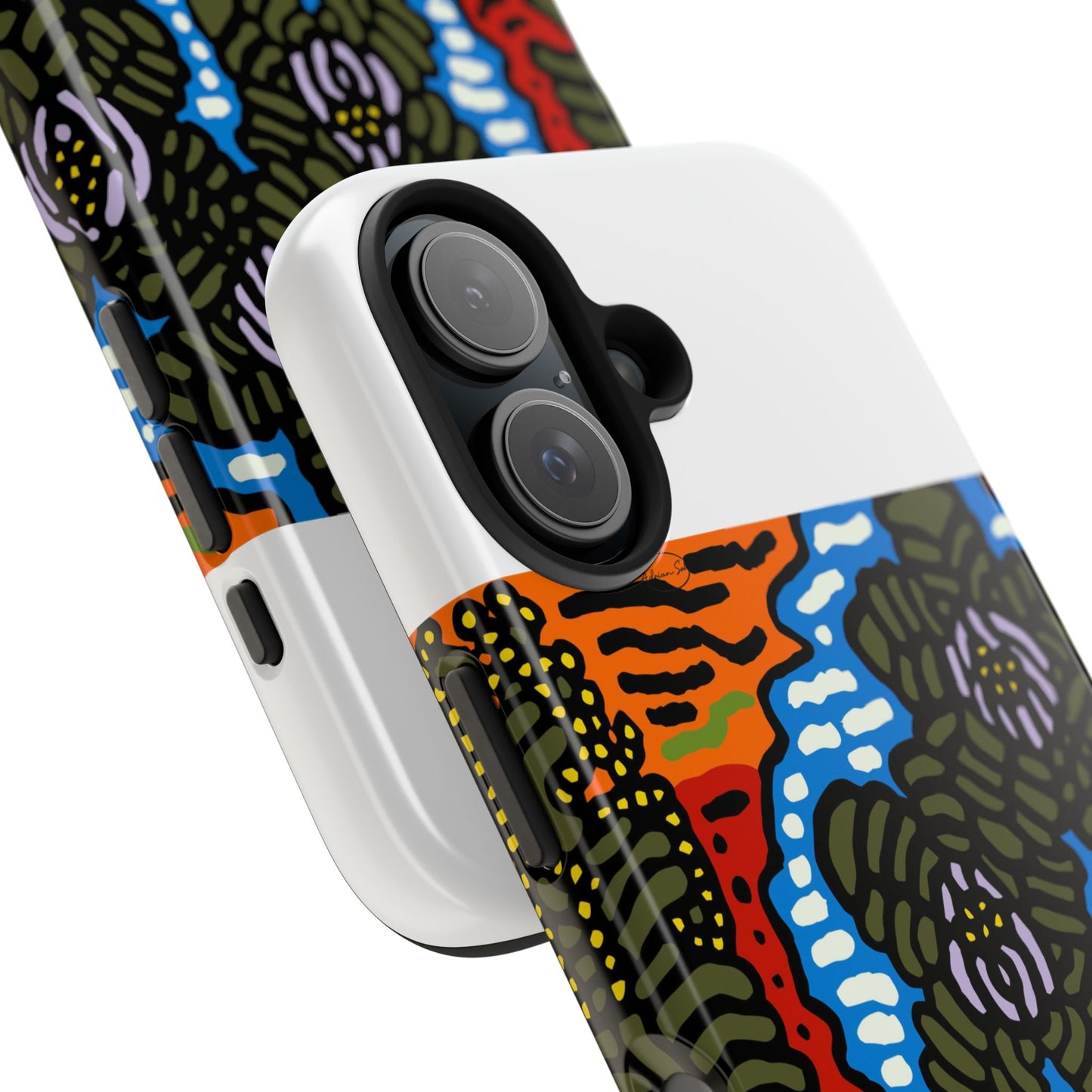 The Sri Lankan water lilies meets the Australian wattle Tough Phone Case