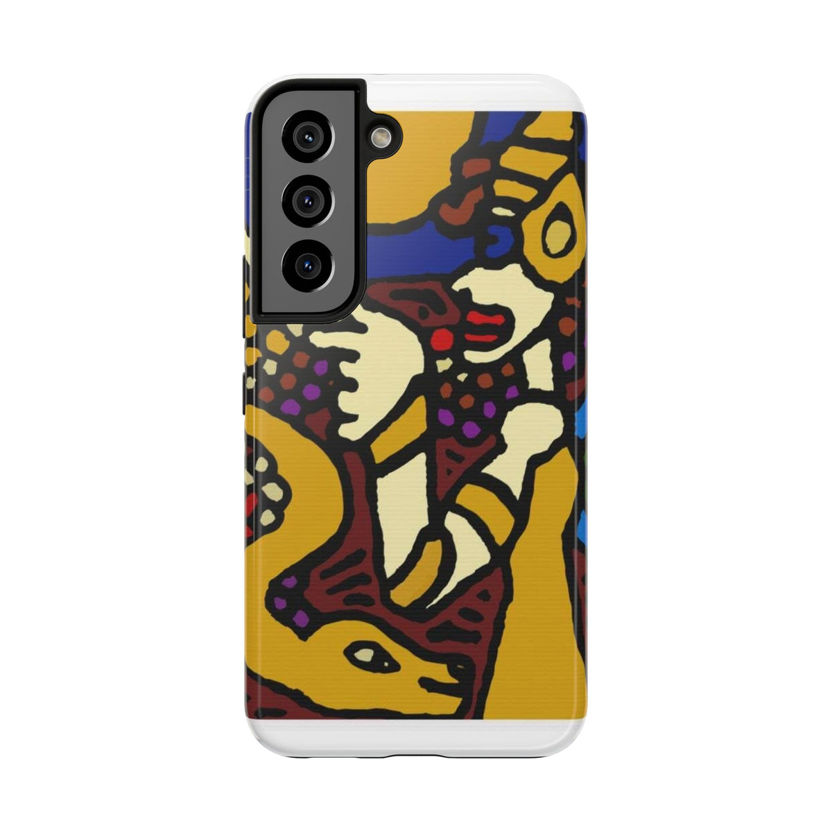 The golden snake being blessed by the fairy Tough Phone Case