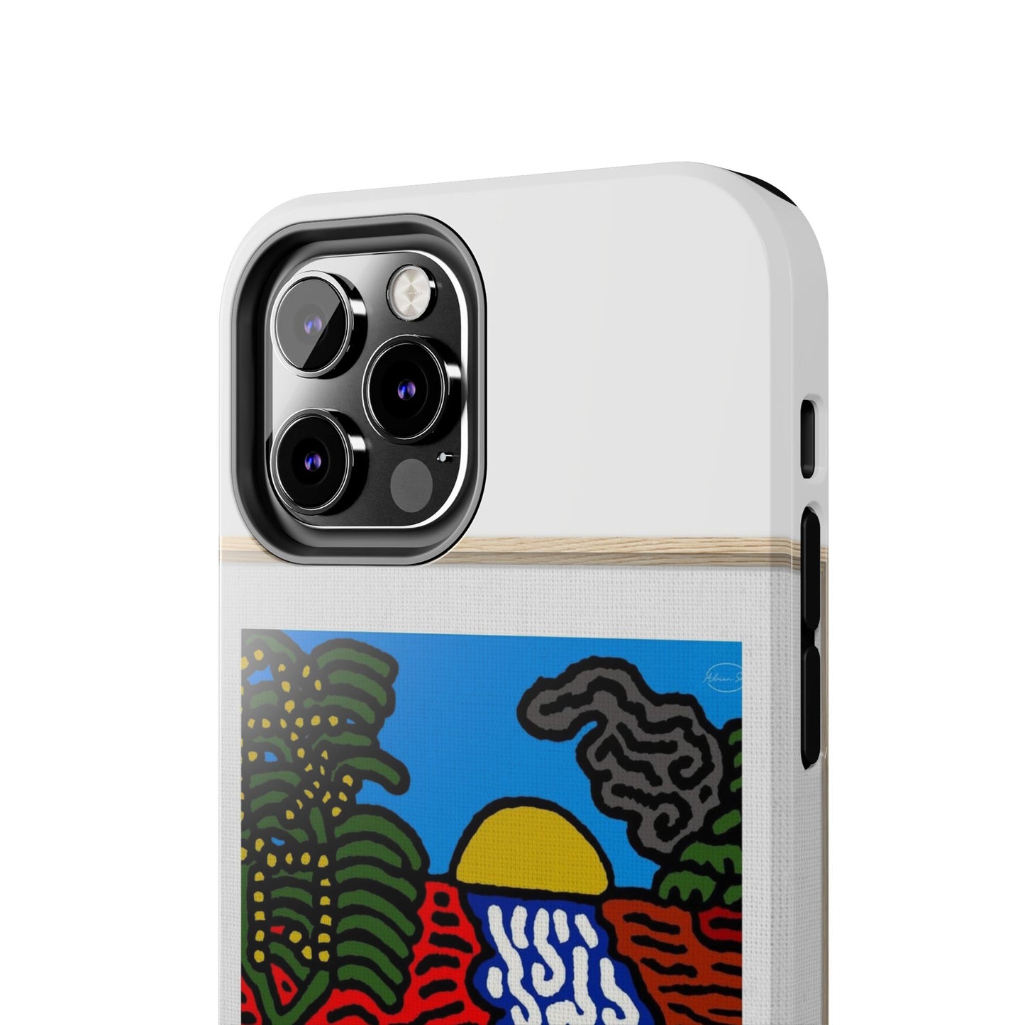 The river that joins the Australian wattle and Lebanese cedar tree in friendship Tough Phone Case