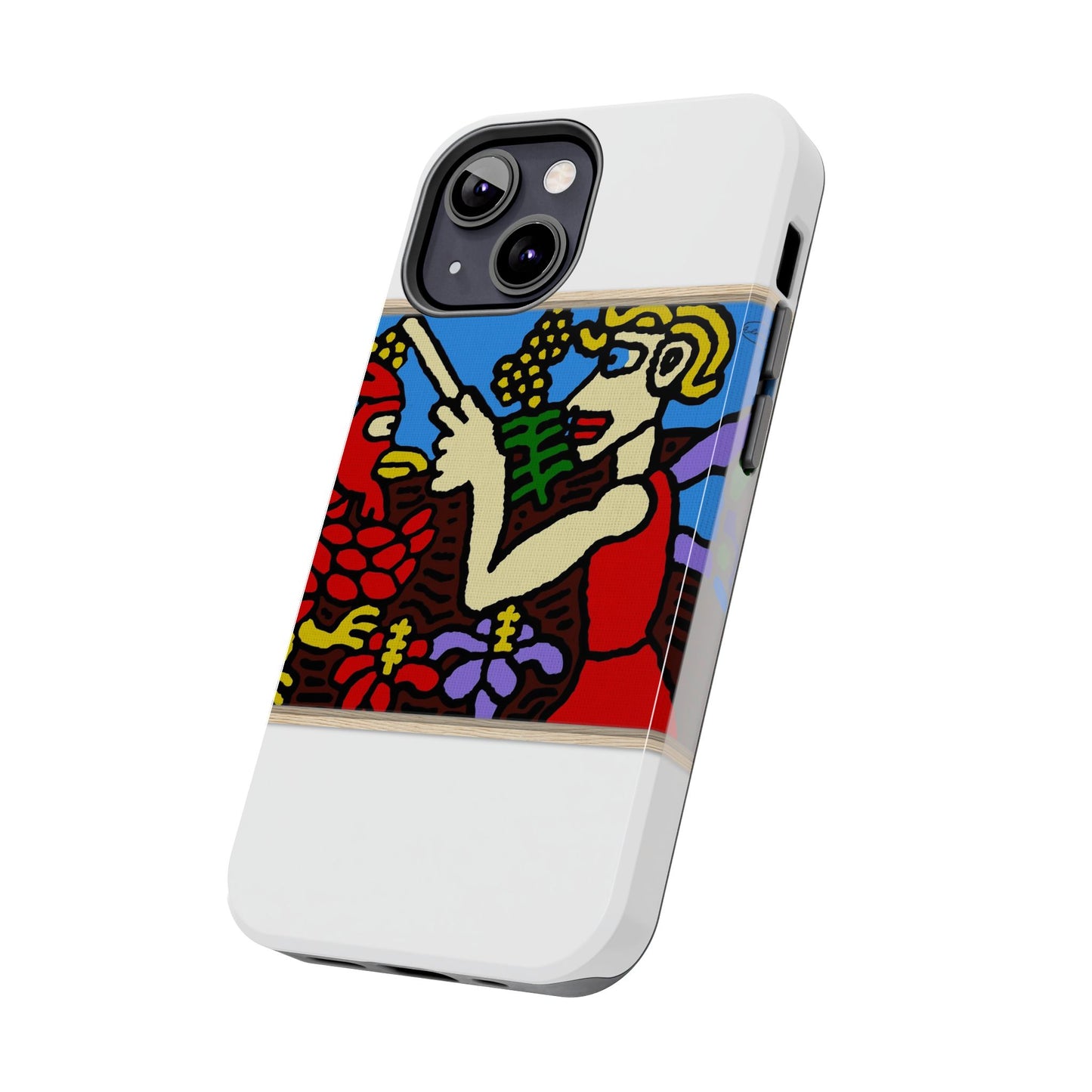 The hen gaining a blessing from a fairy Tough Phone Case