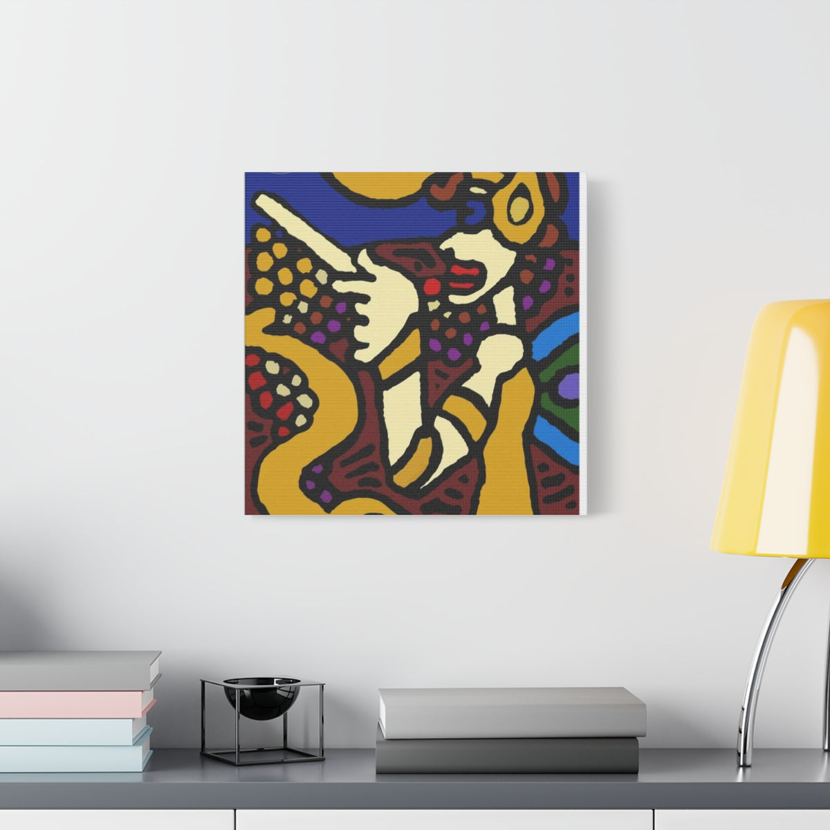 The golden snake being blessed by the fairy Canvas (Small)