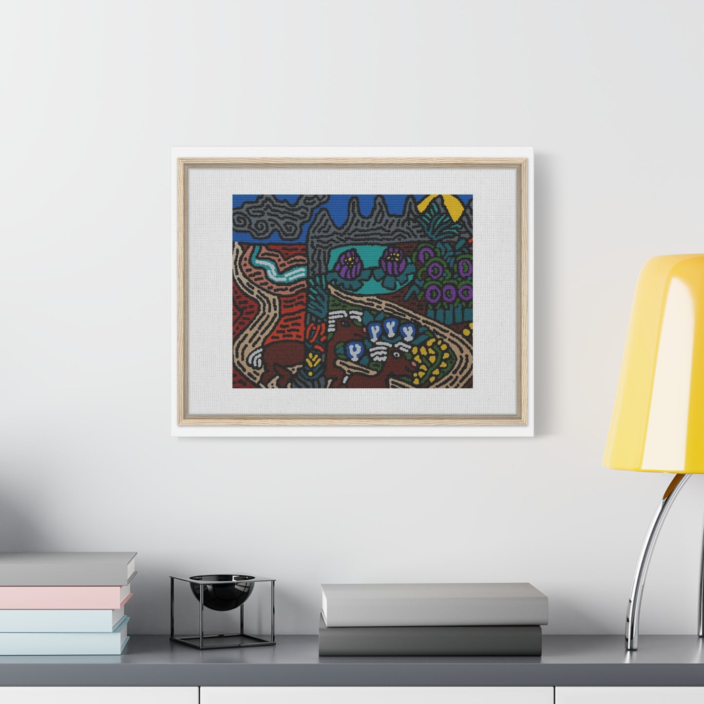 Road to a Sanctuary and Oasis Canvas (Large)