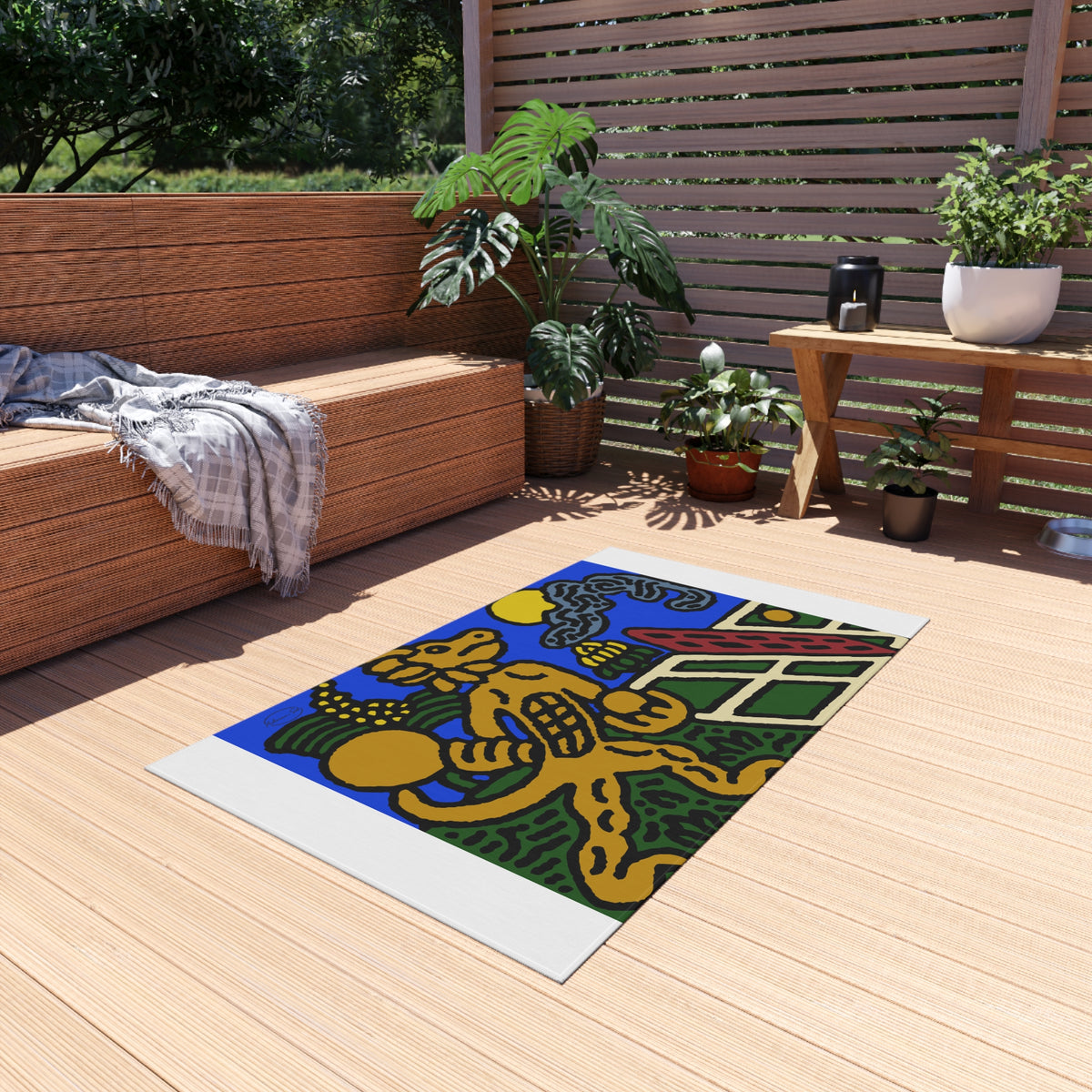 Ready for making big serves in life — Outdoor Rug