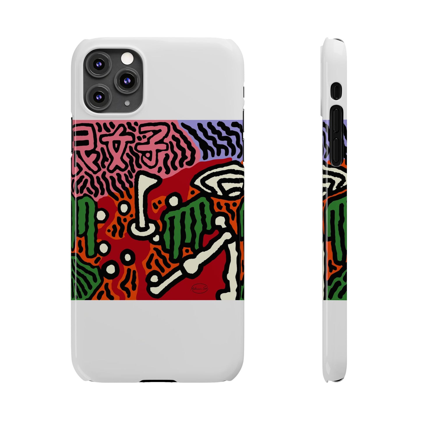 Hitting holes in one throughout life Slim Phone Case