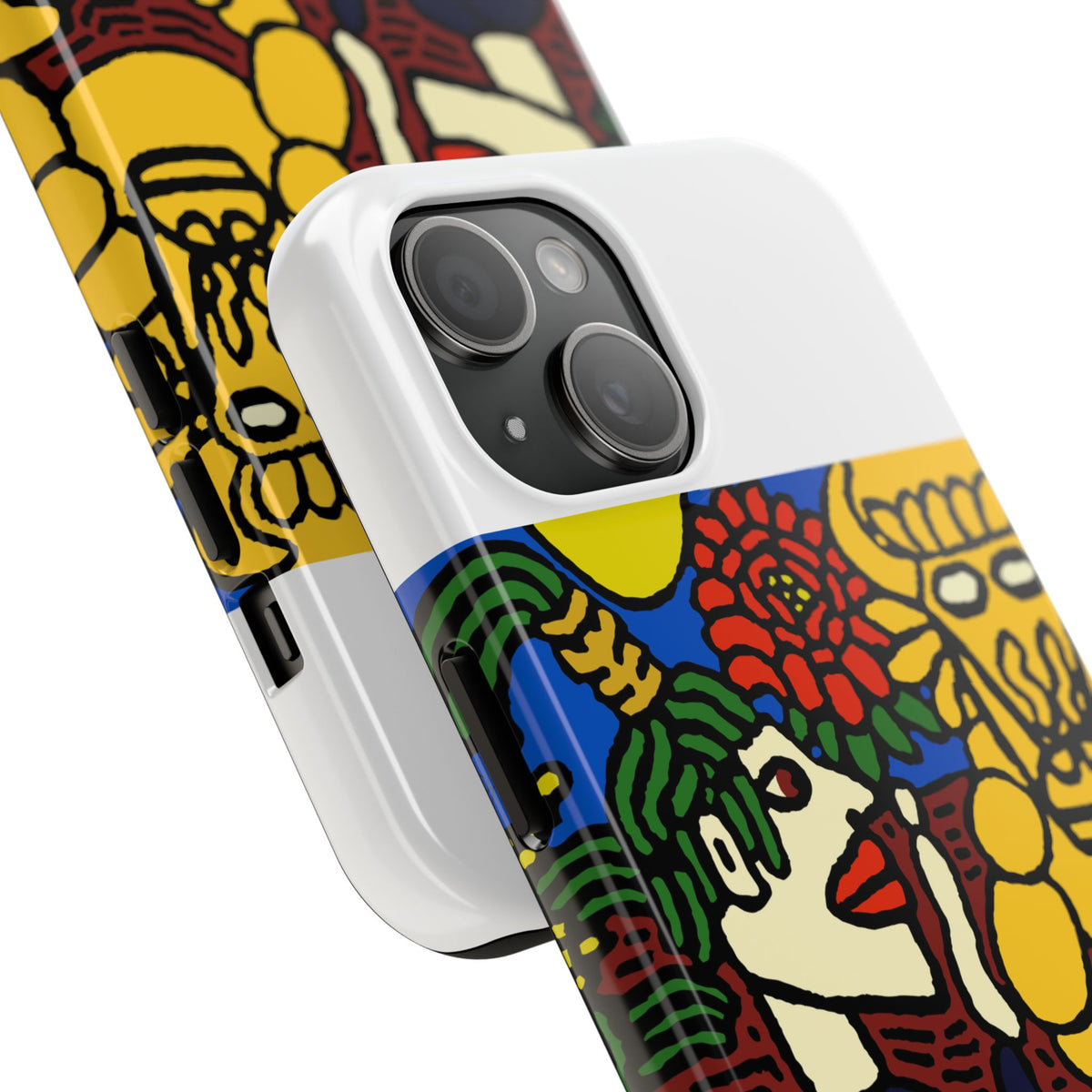 The warrior hailing the mighty golden dragon Tough Phone Case