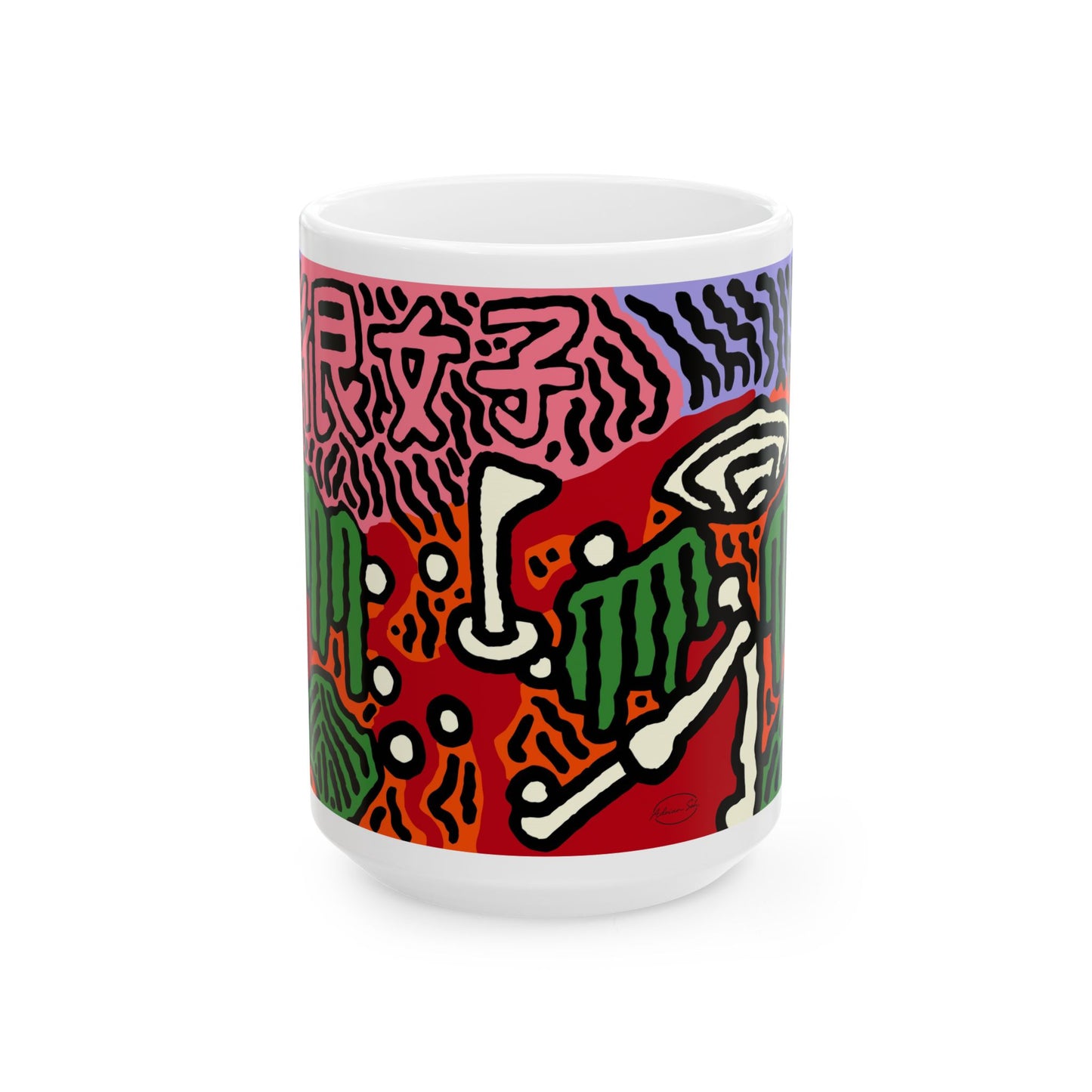 Hitting holes in one throughout life Ceramic Mug
