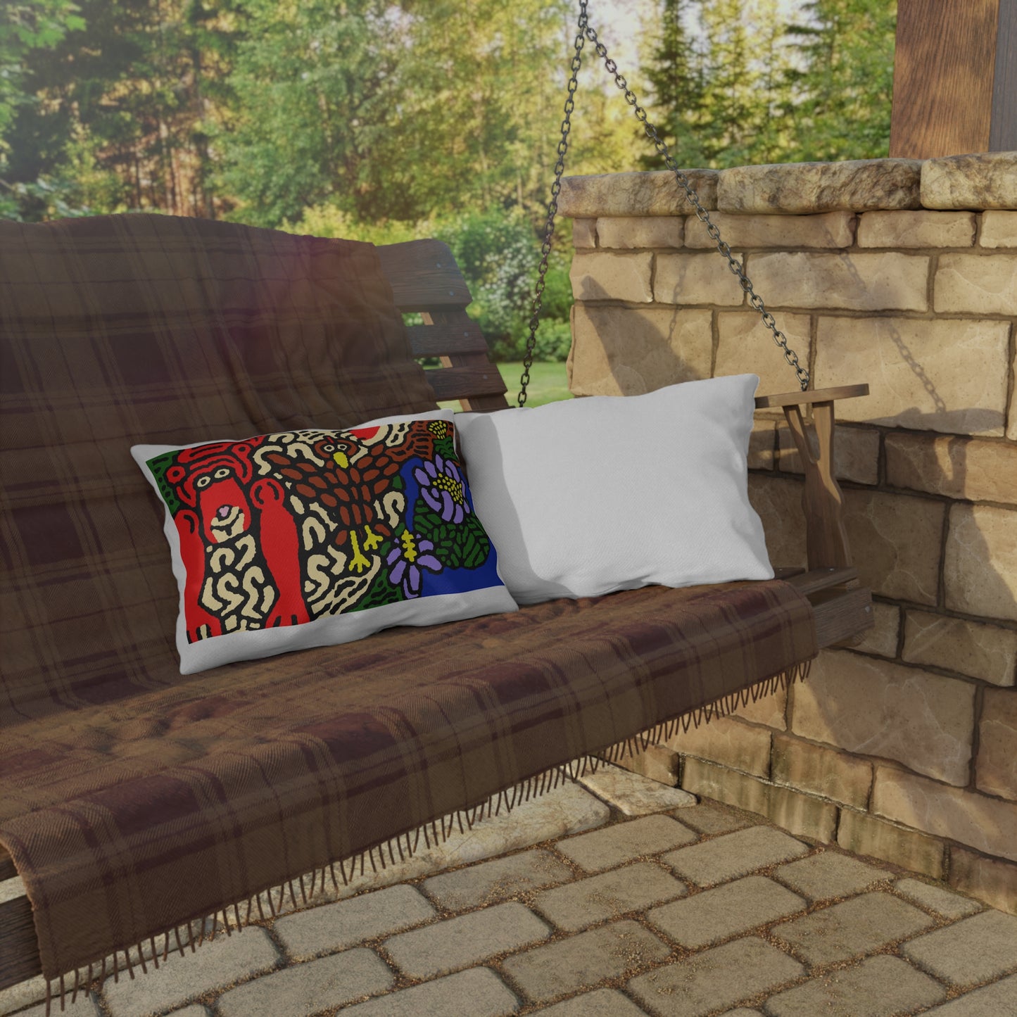 Friendly competition — Outdoor Pillow