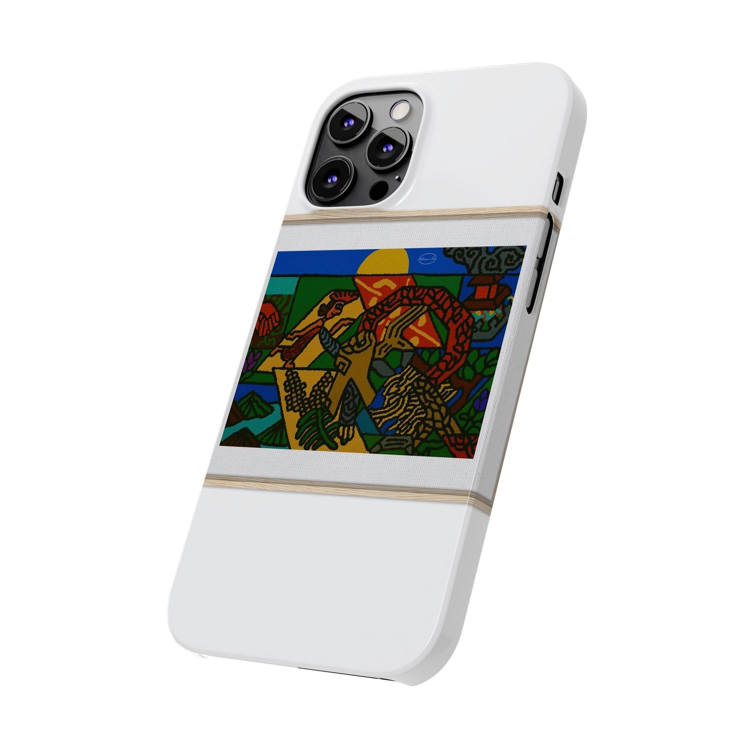 Drawing your own destiny Slim Phone Case