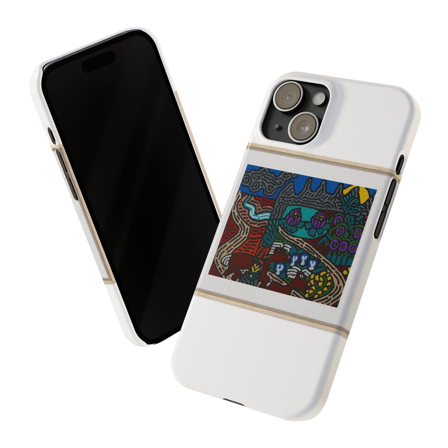 Road to a Sanctuary and Oasis Slim Phone Case