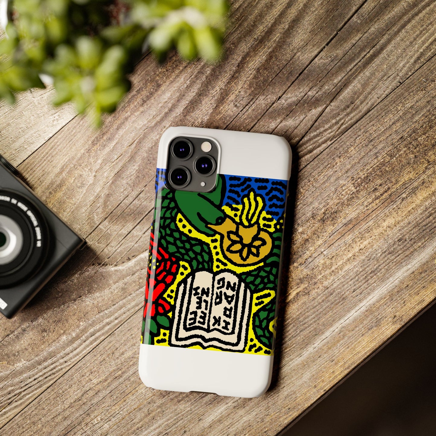 Shining a light on knowledge Slim Phone Case