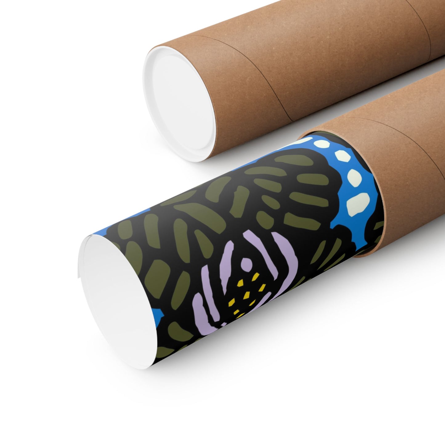 The Sri Lankan water lilies meets the Australian wattle Matte Poster Horizontal (Large)