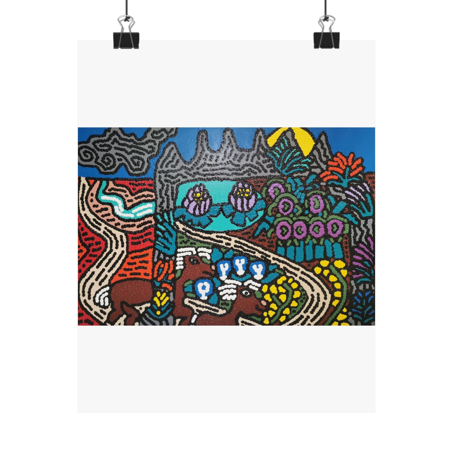Going to the valley of hope and prosperity Matte Poster Vertical (Small)