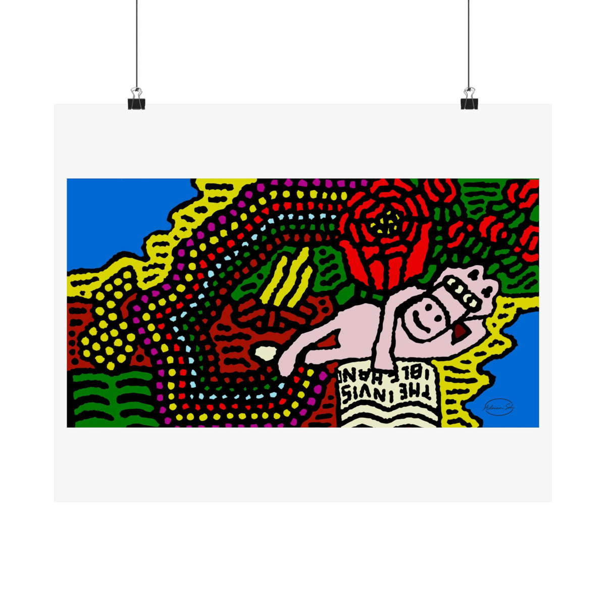 Enjoying our companionship Matte Poster Horizontal (Small)