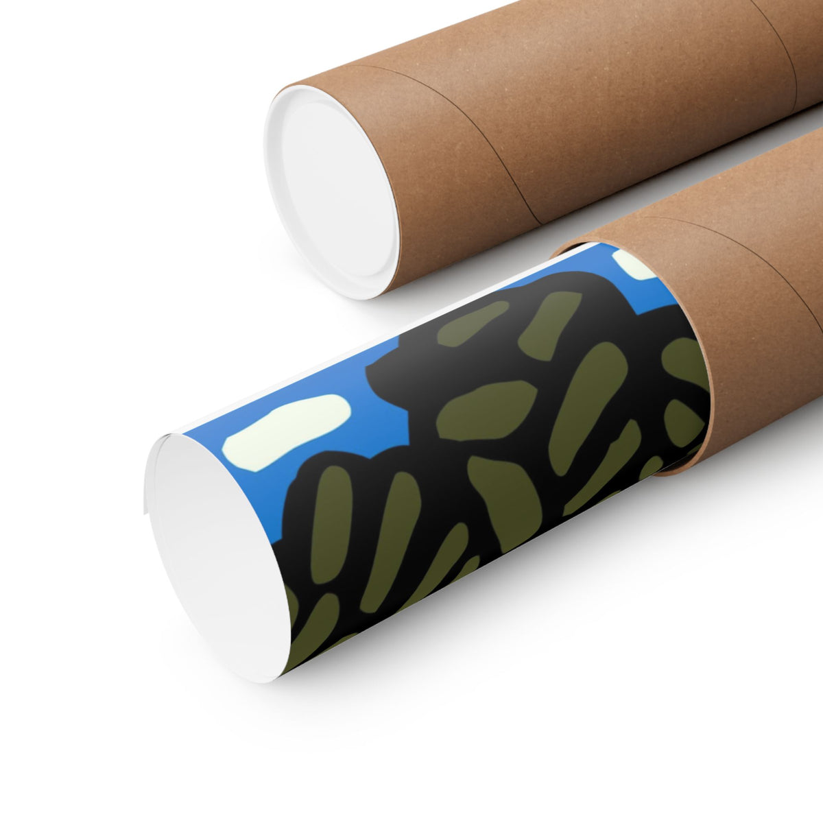The Sri Lankan water lilies meets the Australian wattle Matte Poster Horizontal (Small)