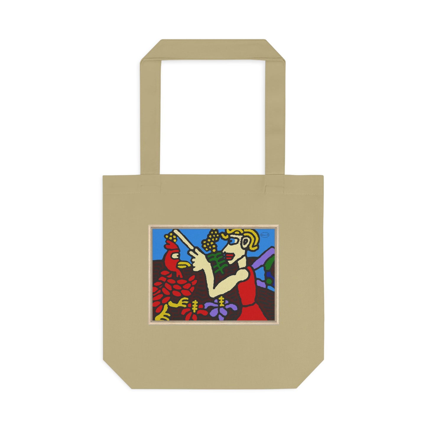 The hen gaining a blessing from a fairy Classic Tote Bag