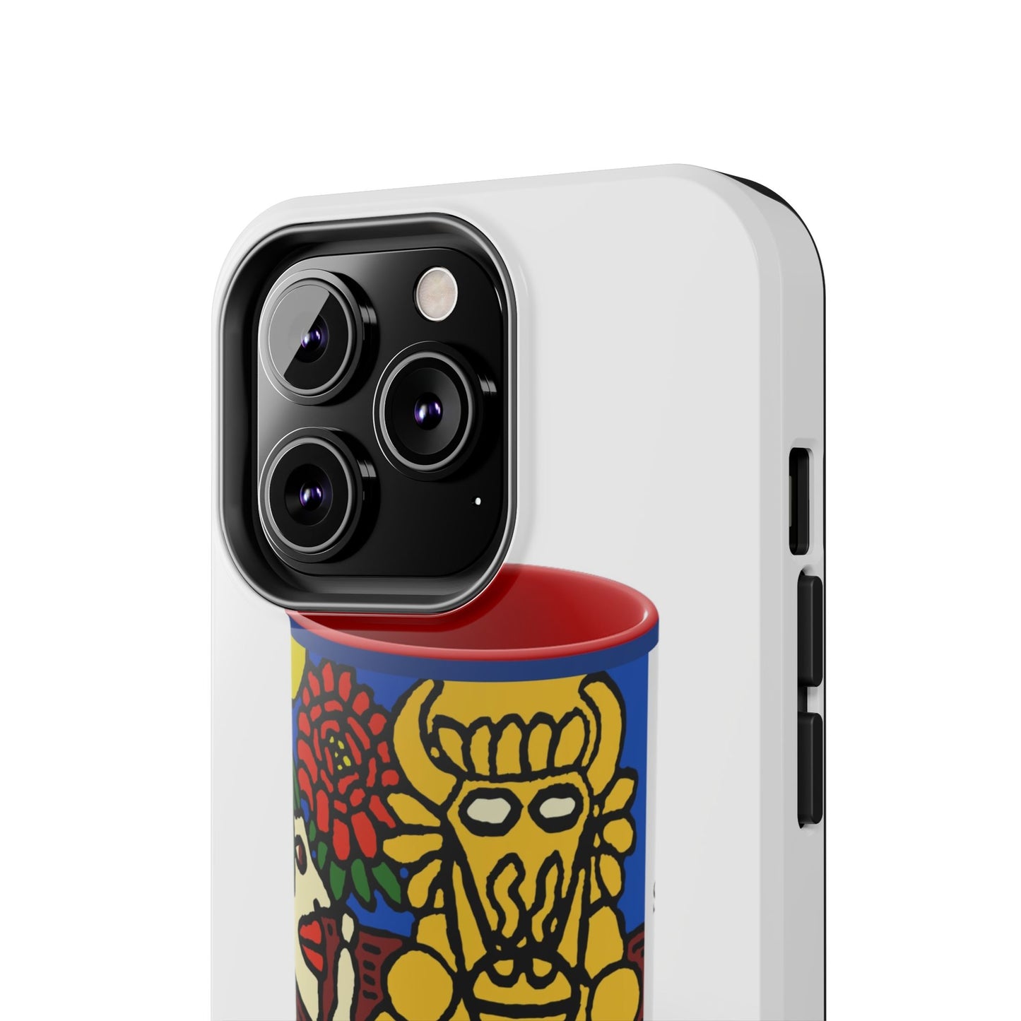 The warrior hailing the mighty golden dragon Tough Phone Case
