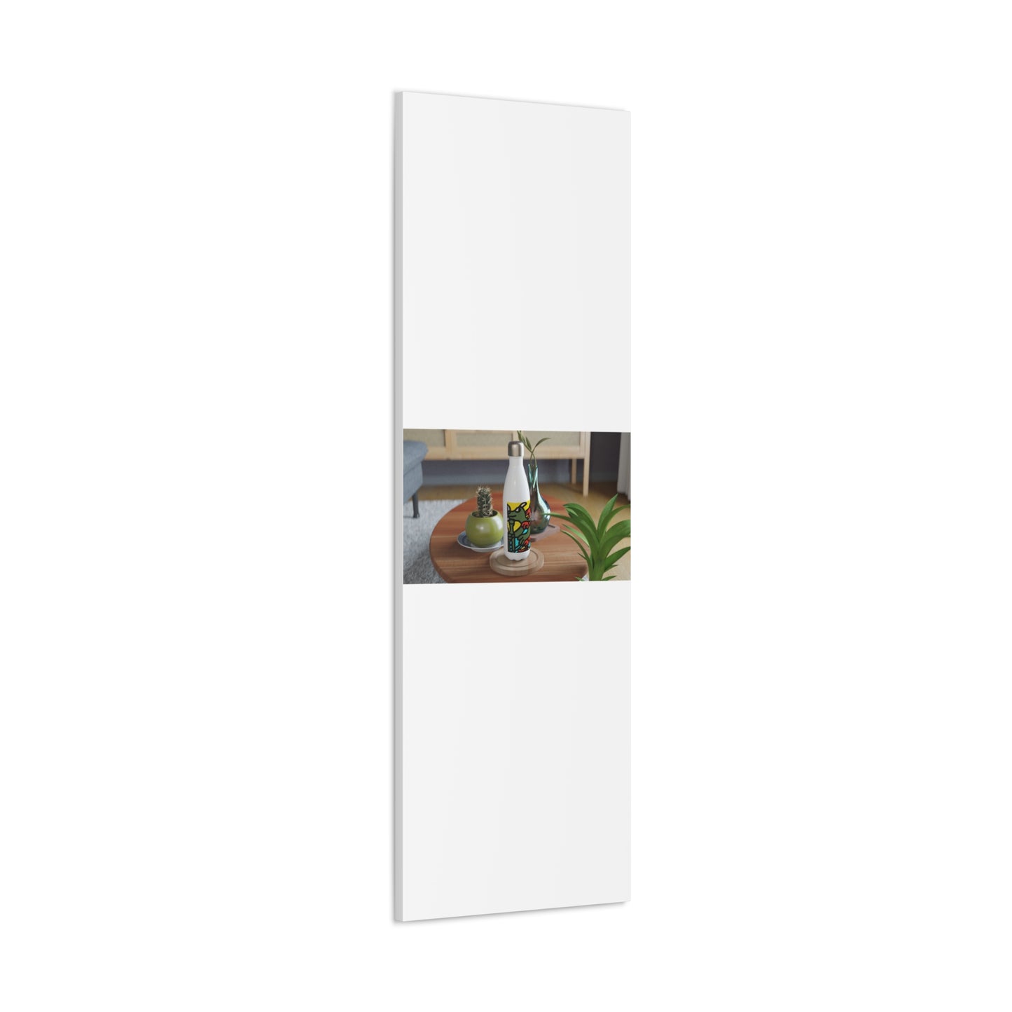 Two dragons enjoying a feast together Canvas (Large)