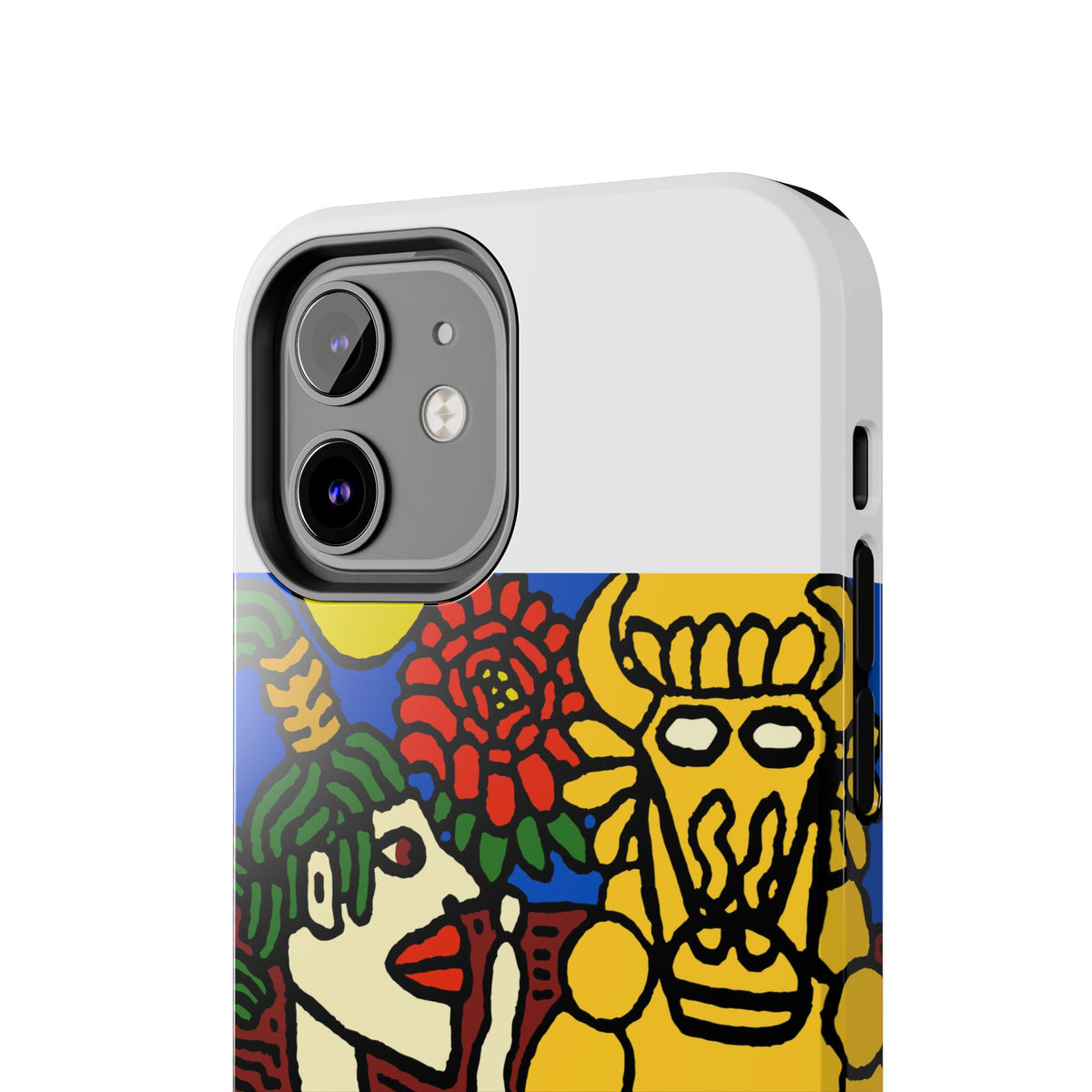 The warrior hailing the mighty golden dragon Tough Phone Case
