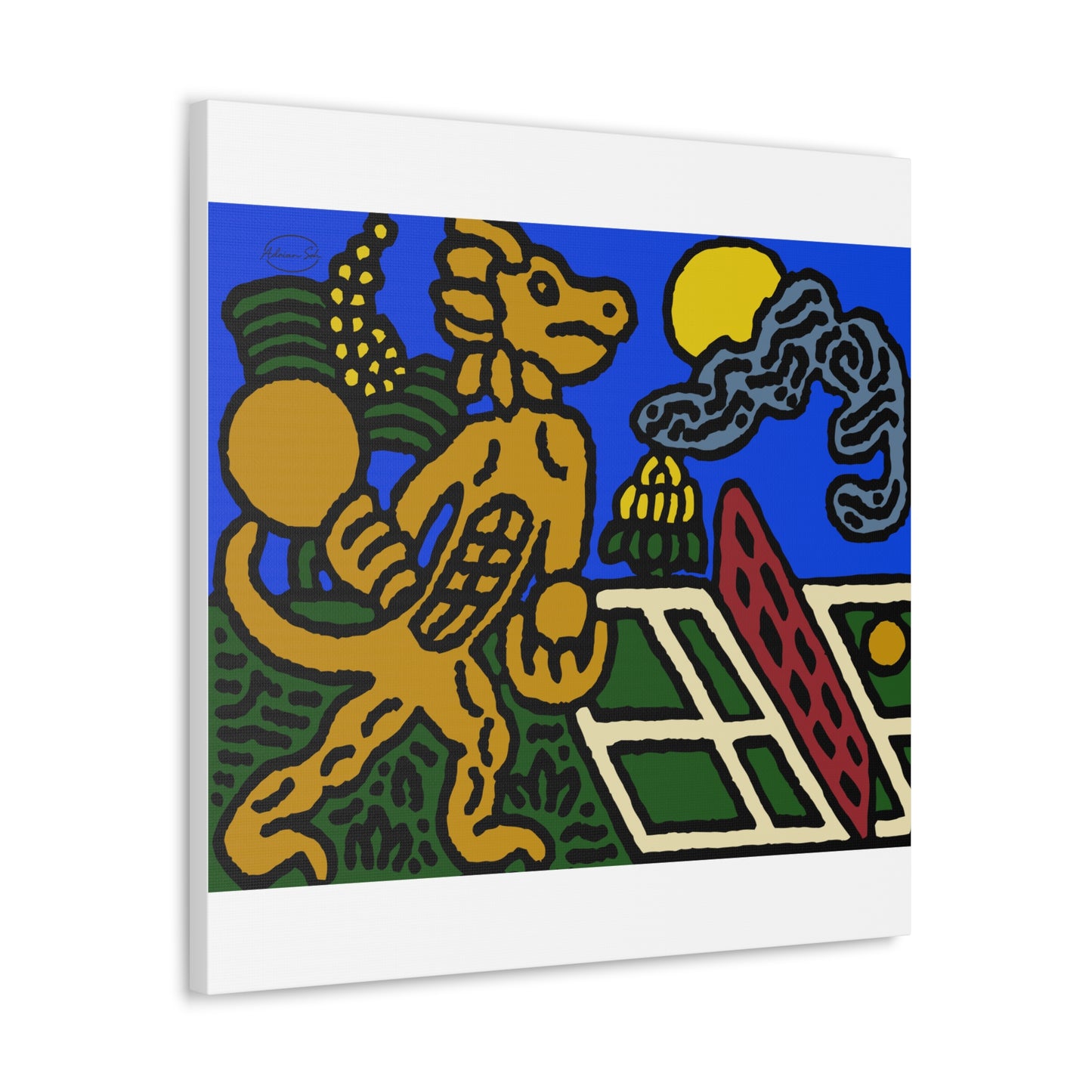 Ready for making big serves in life Canvas (Small)