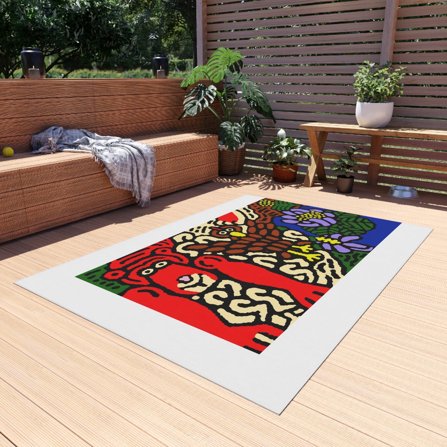 Friendly competition — Outdoor Rug