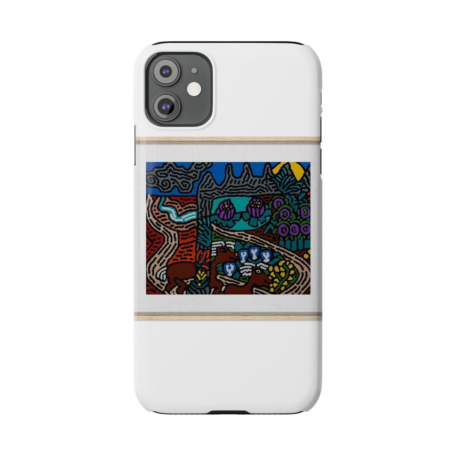 Road to a Sanctuary and Oasis Slim Phone Case