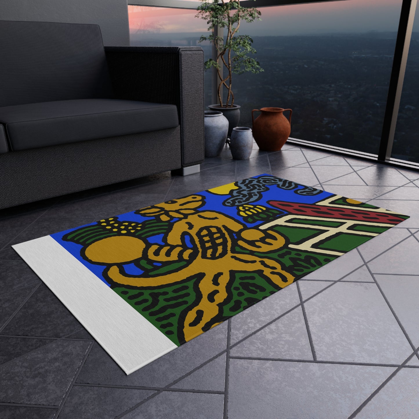 Ready for making big serves in life — Outdoor Rug