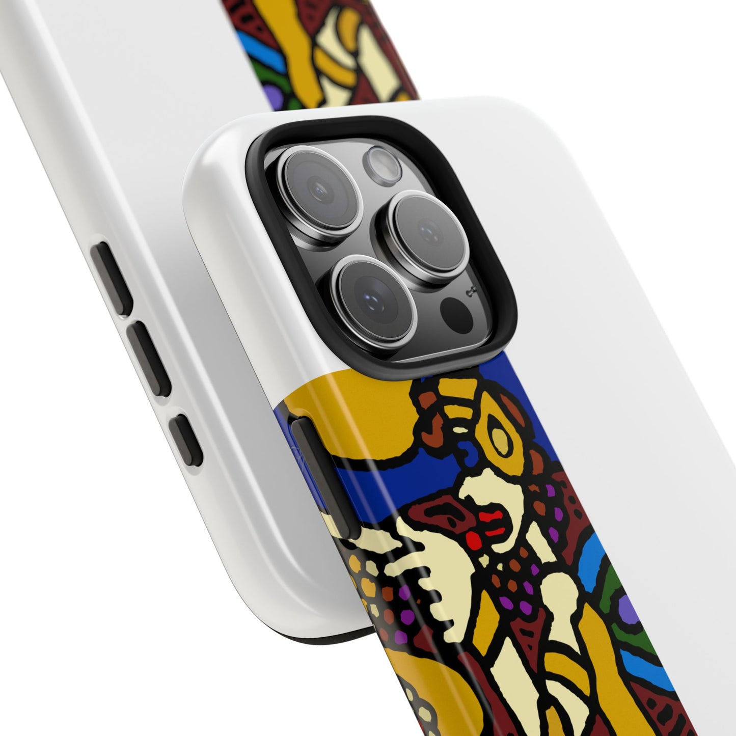 The golden snake being blessed by the fairy Tough Phone Case