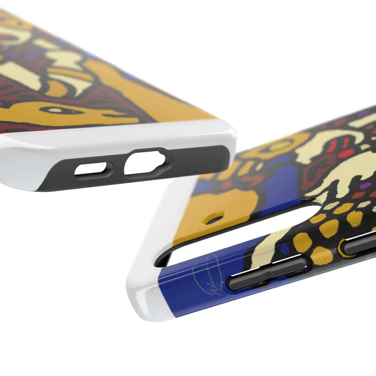 The golden snake being blessed by the fairy Tough Phone Case