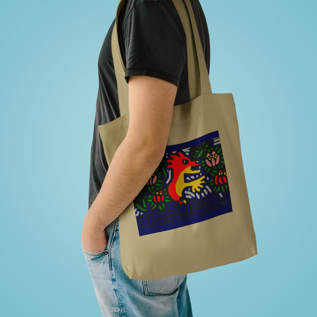 Breaking through the surface of a lotus pond Classic Tote Bag