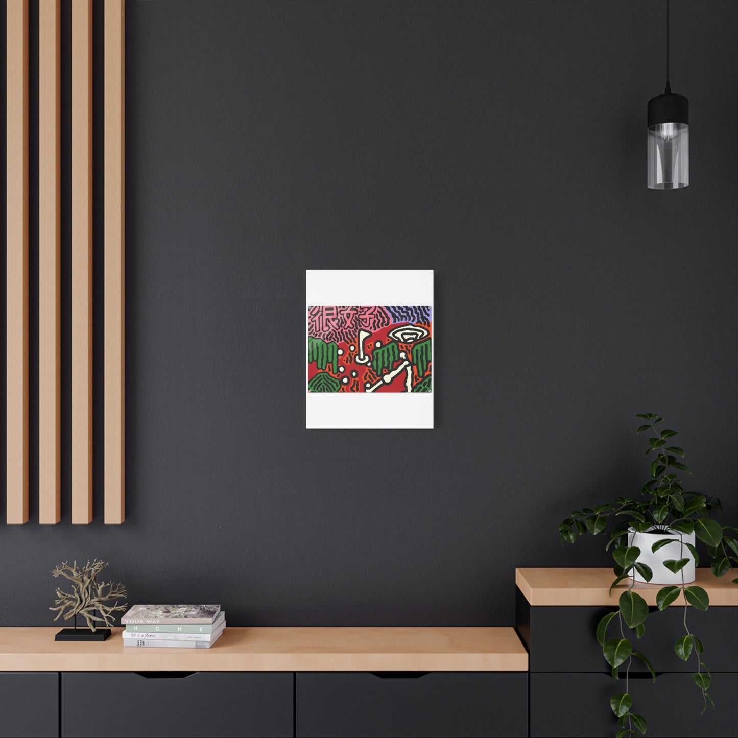 Scoring goals throughout life Canvas (Large)