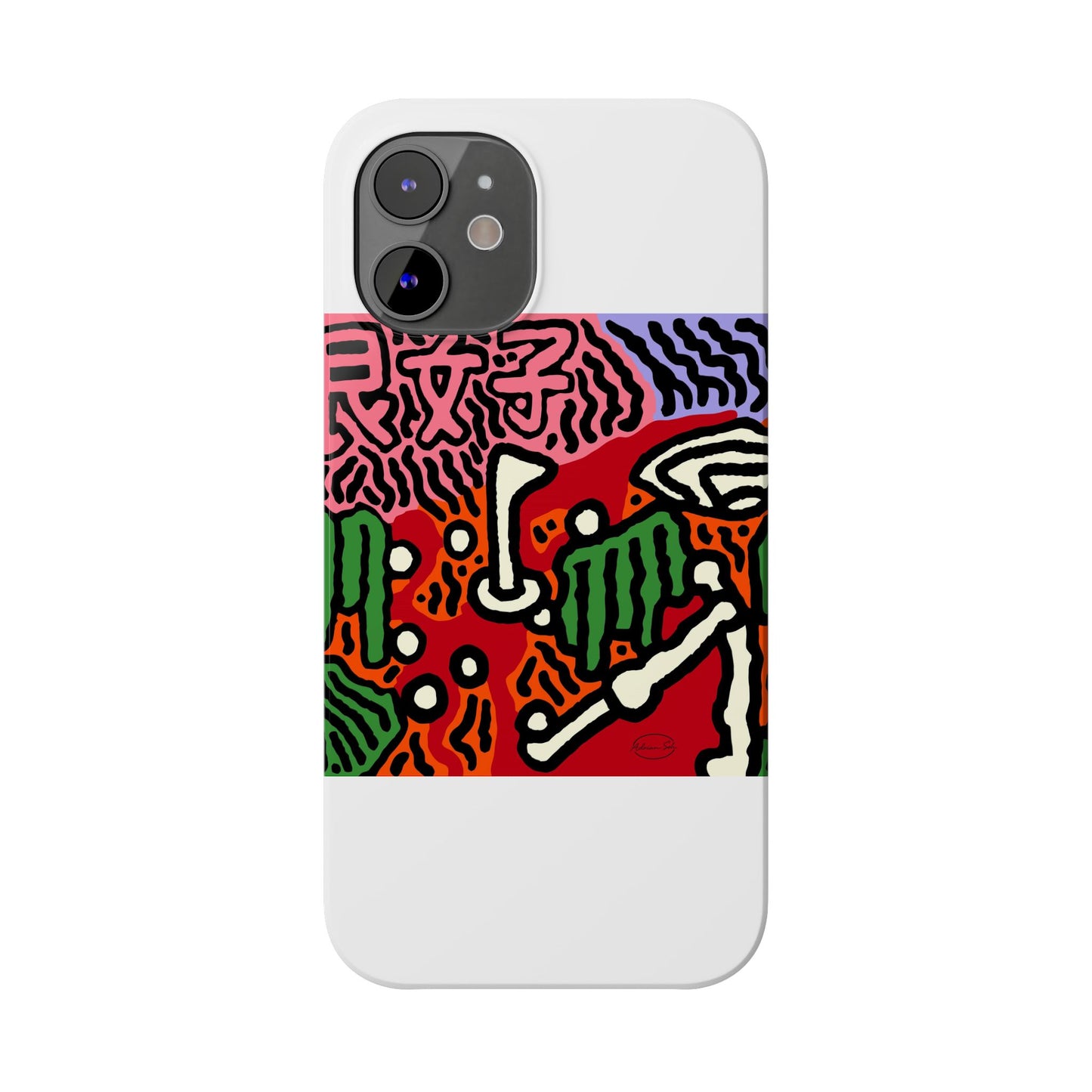 Hitting holes in one throughout life Slim Phone Case