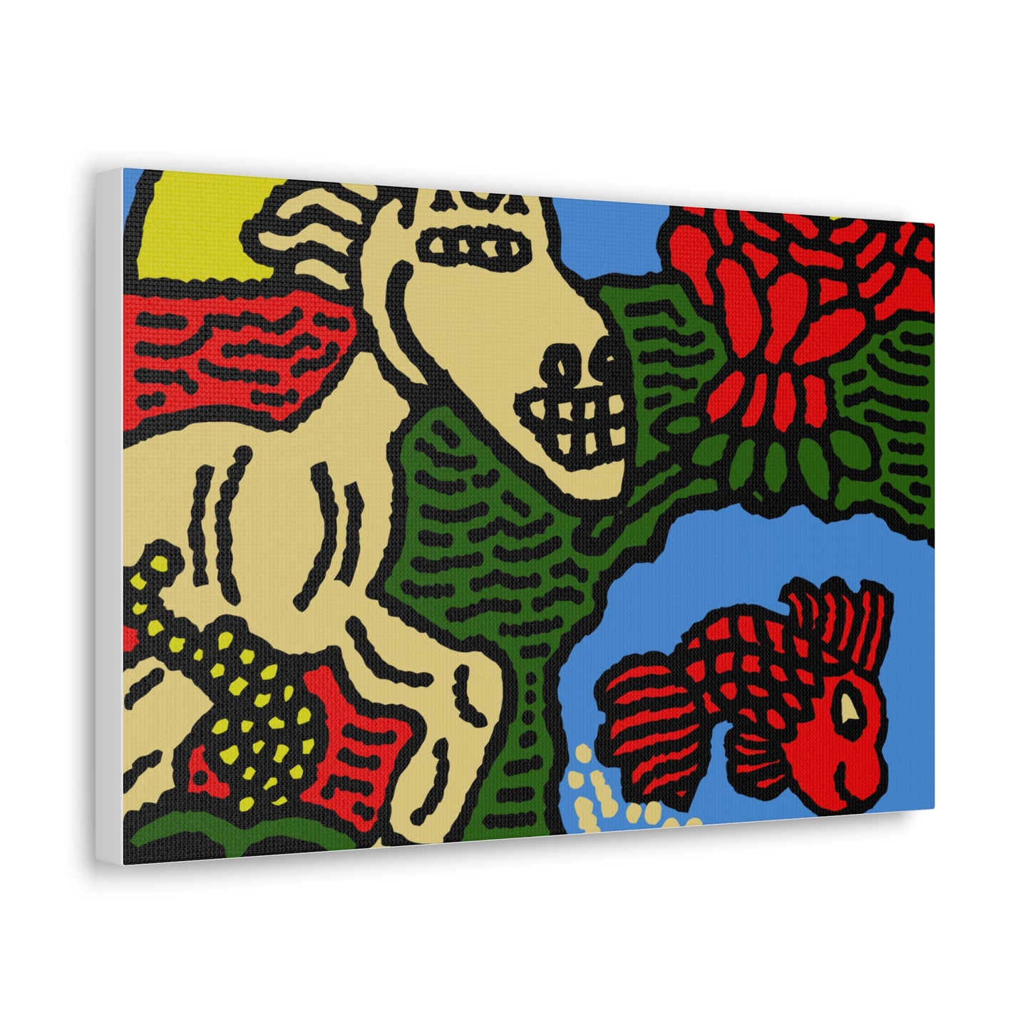 Galloping carefree through life Canvas (Small)