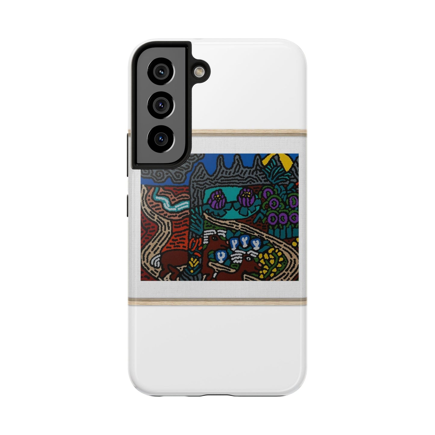 Road to a Sanctuary and Oasis Tough Phone Case