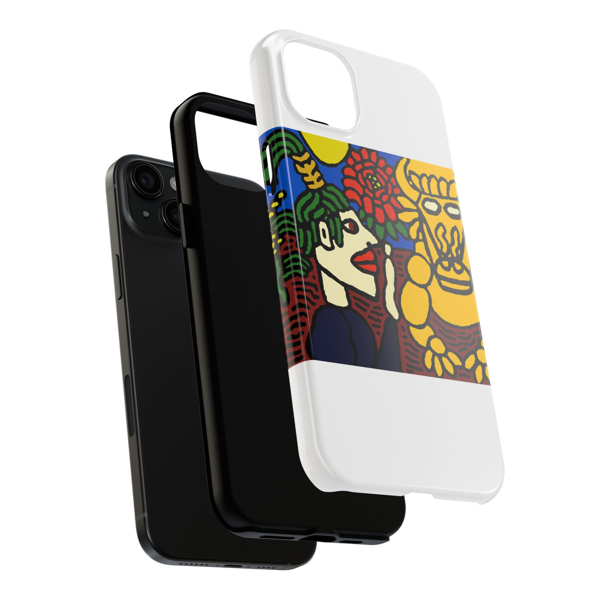 The warrior hailing the mighty golden dragon Tough Phone Case