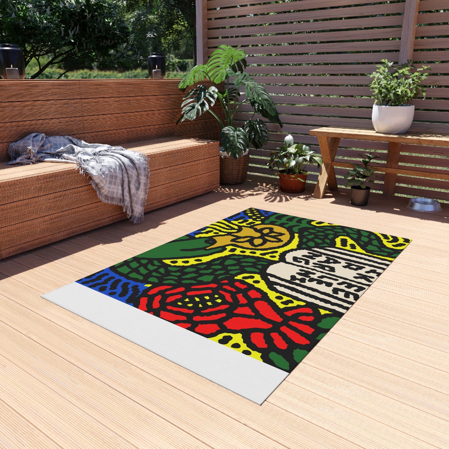 Shining a light on knowledge — Outdoor Rug